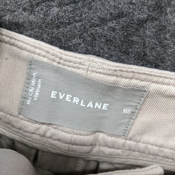 Everlane Way High Drape Pant Womens 6S Short Cream Pleated Wide Leg High Waist - Picture 9 of 11